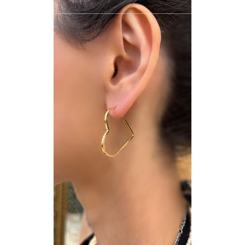 Argola Fio Coração Classic