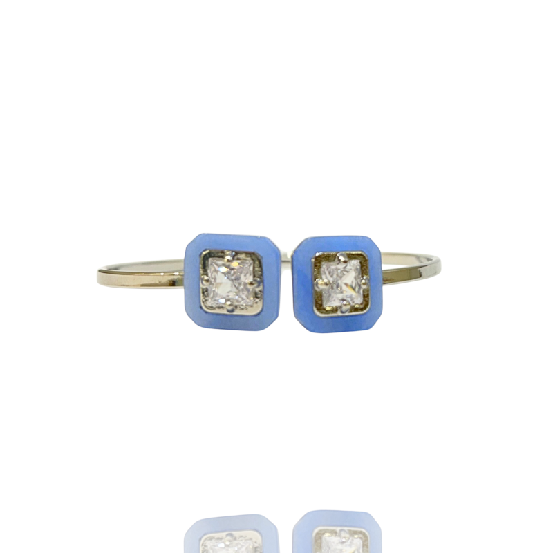 Bracelete Ethos Quadrado Azul