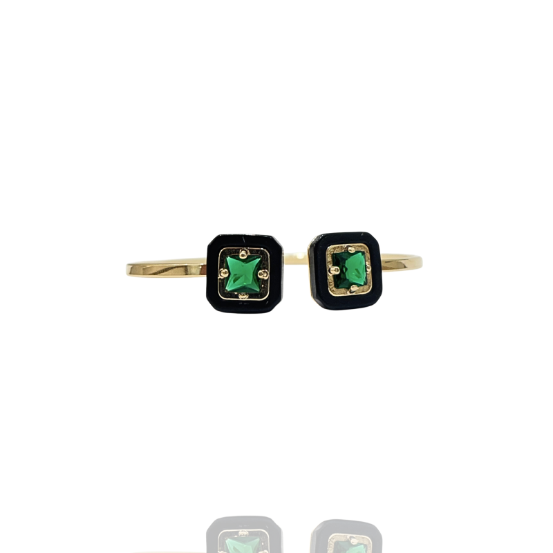 Bracelete Ethos Quadrado Preto