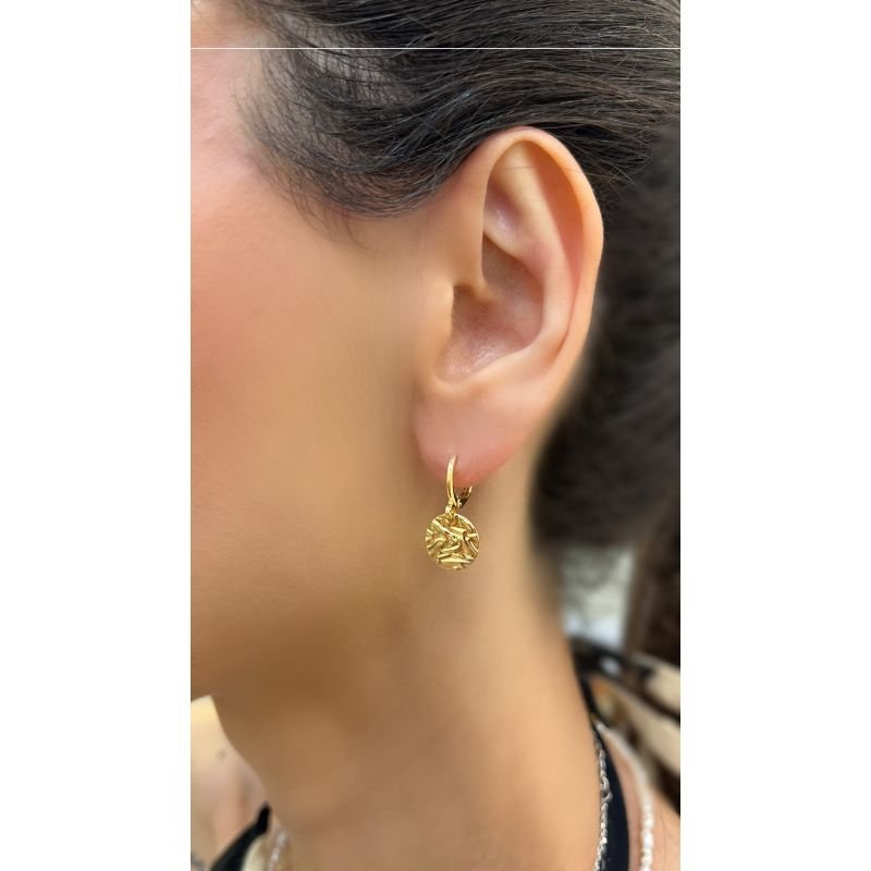 Brinco Argola Medalha Classic