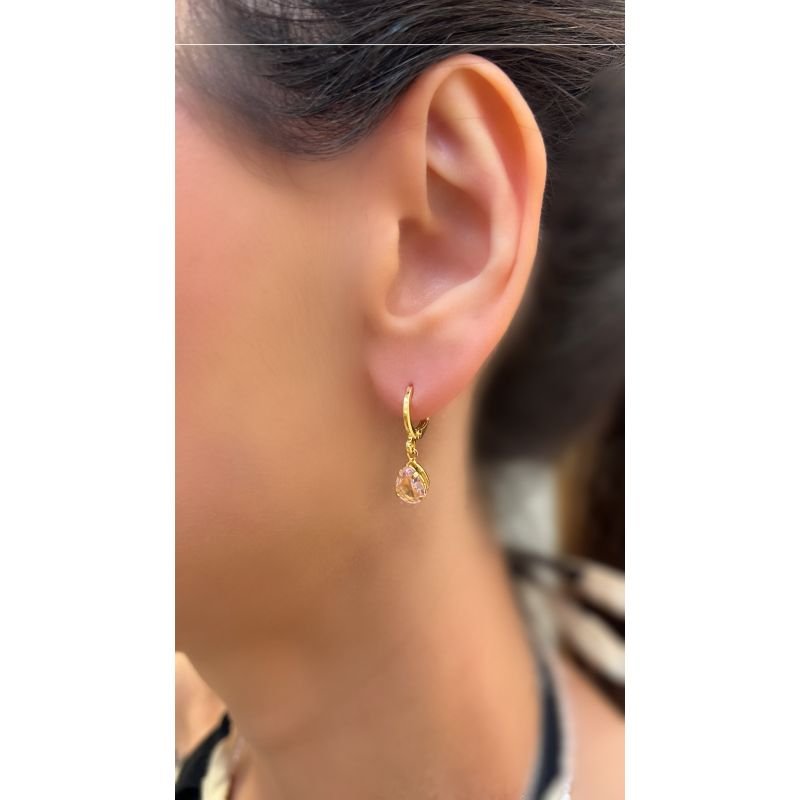 Brinco Day By Day Gotinha Color Rosa