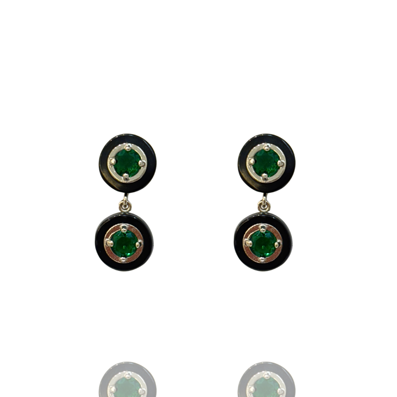 Brinco Ethos Duplo Preto