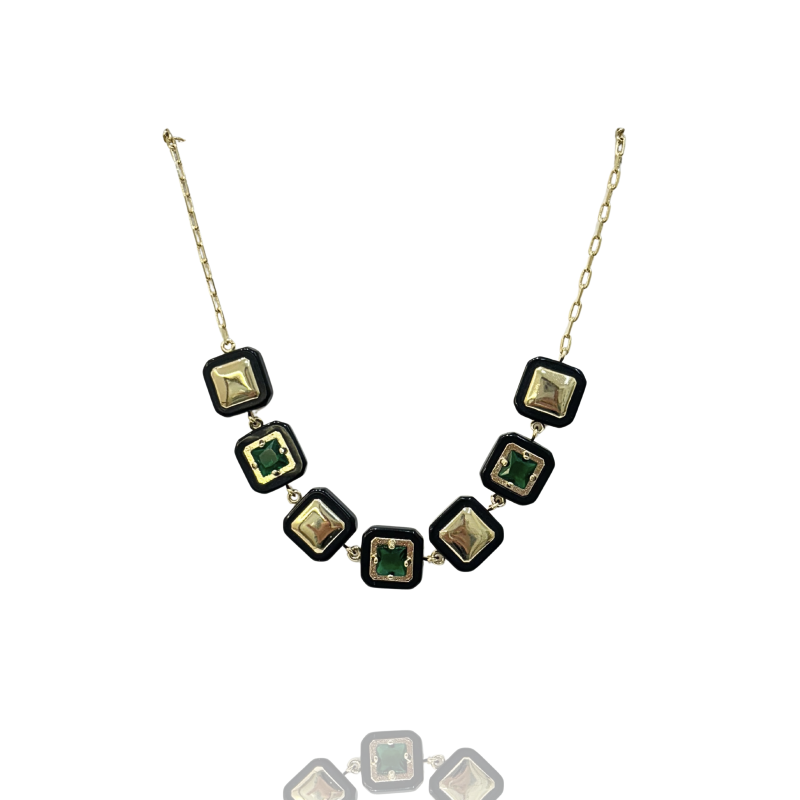 Choker Ethos Quadrada Preta