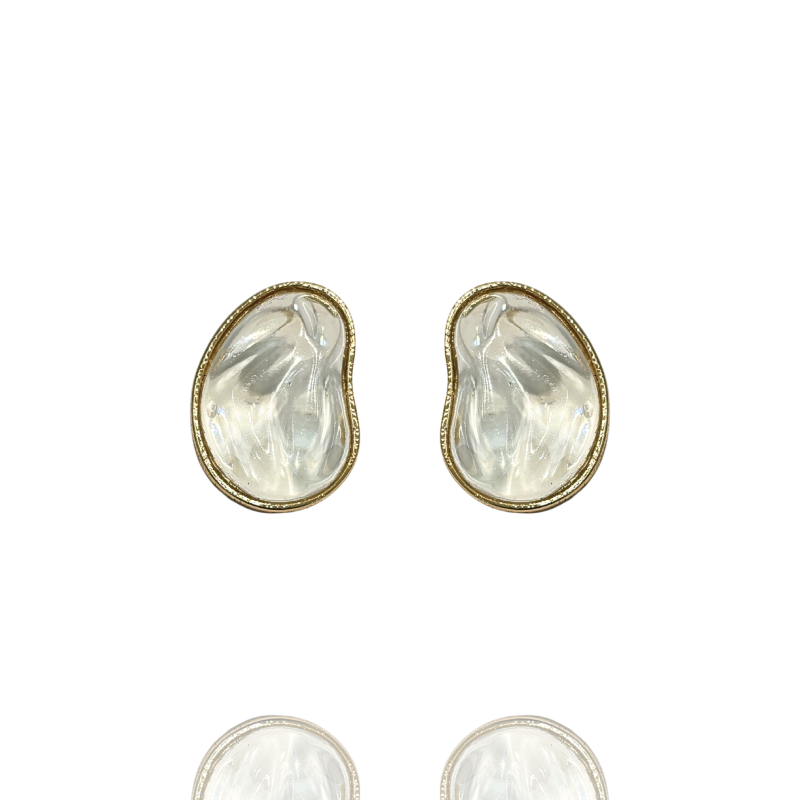 Conjunto Drop Orgânico Mon Amour com Detalhe em Resina