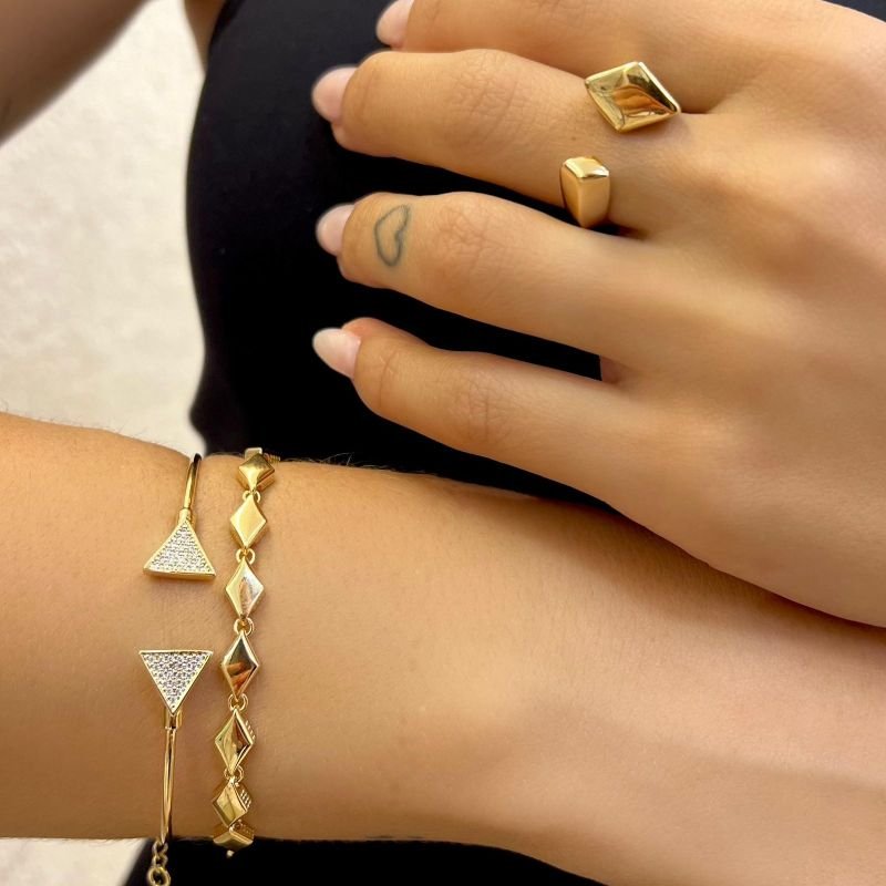 Pulseira Allure Ouro e Ródio